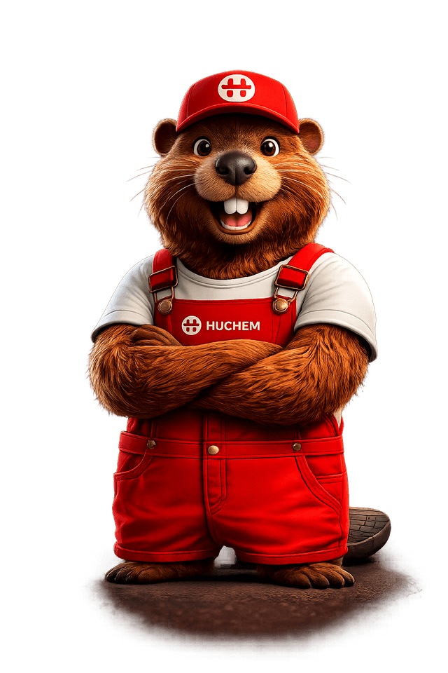 Hugo, de Huchem mascotte